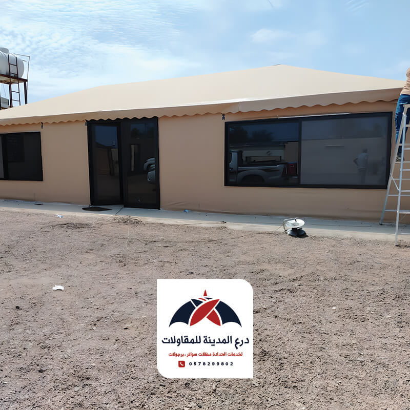 تركيب خيام ملكية بالمدينة المنورة