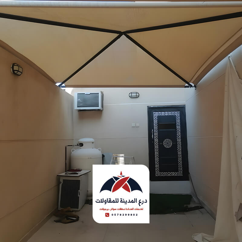 مظلات سيارات من مؤسسة درع المدينة للمقاولات العامة