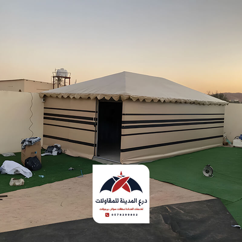 بيوت شعر ملكية راقية بالمدينة المنورة